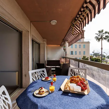 Lägenhet Espace 2000 - Beautiful 1bdr With Sea View - Swimming Pool - Ac - Parking