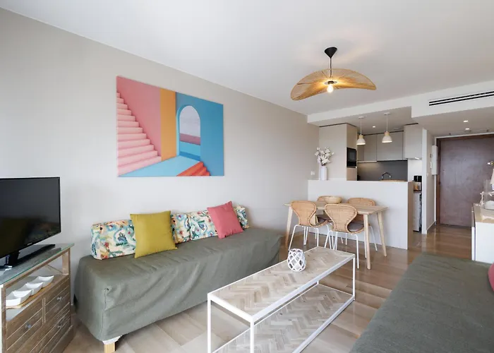 Apartamento Ep2a2 - Beautiful 1bdr With Sea View - Swimming Pool - Ac - Parking